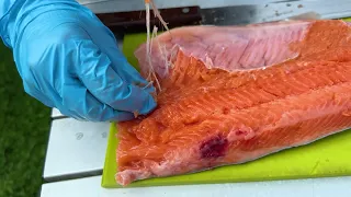 Рецепт засолки и копчения красной рыбы