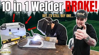 HOW TO Hammer Weld Sheet Metal TIG MIG "I'd Still Buy One!" WHY? SSimder Upgraded SD-4050 Pro Welder