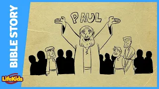 Paul, Jesus, and the Road to Damascus | Bible Story | LifeKids