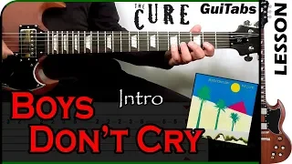 How to play BOYS DON'T CRY 😢 [Intro] - The Cure / GUITAR Lesson 🎸 / GuiTabs #091 B