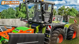 LS19 XXL Farm 2 #38: Mit dem Verteiler am CLAAS Saddle Trac das Silo bearbeiten | FARMING SIMULATOR