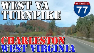 I-77 North - West Virginia Turnpike FULL - Charleston - West Virginia - 4K Highway Drive