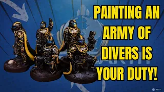 Go through hell painting an army of divers... For Democracy!