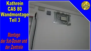 Sat Anlage Wandmontage Teil 3 Zentrale /Sat Anlage installieren / Satellitenanlage montage