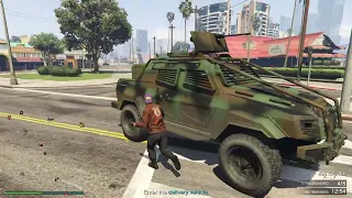 GTA V Online ~ Fight Off 5 Meeryweather Gangs