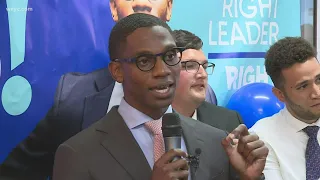 Justin Bibb closes in on Cleveland mayoral primary victory, addresses supporters