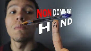 How I learned to write with my NON-DOMINANT hand ✋🏼