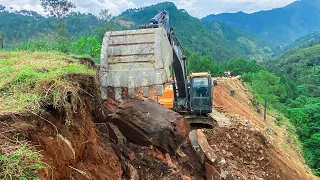 Watch This Excavator Build a New Road in Just a Few Hours | Excavator Videos | Excavator Planet