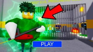 🔒DEKU  BARRYS PRISON RUN! ( Obby ) #roblox #scaryobby #obby #pomni