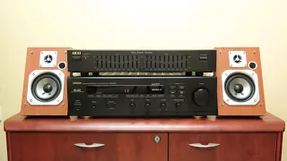 Denon DRA 585 RD Yamaha NX TS10 Akai EA 27