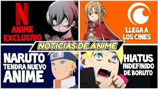 NOTICIAS DE ANIME Y DOBLAJE | NUEVO ANIME DE NARUTO, BORUTO SE VA, SAO EN CINES Y MÁS | RAVEN VIDEOS