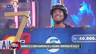 ¡¡La CAMPEONA de la segunda temporada de Calle7 Paraguay es #MarinaC7 !!  23 12 22