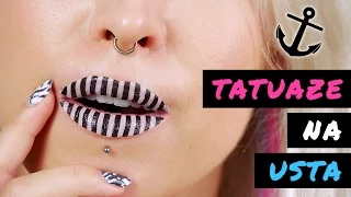 ♦ Tatuaże na usta - test na żywo - 3 wzory ♦ Agnieszka Grzelak Beauty