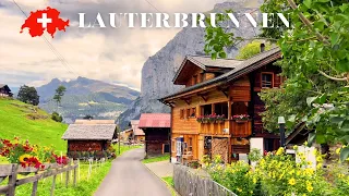 Lauterbrunnen, Switzerland 🇨🇭 Most Beautiful Villages in Switzerland 4K Video