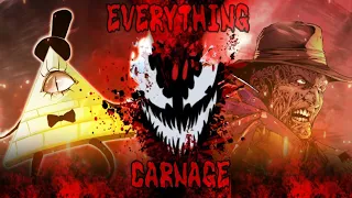 Everything Carnage S1: Bill Cipher Vs Freddy Krueger (Gravity Falls Vs Nightmare On Elm Street)