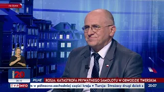 Gość Wiadomości - prof. Zbigniew Rau