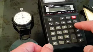 Printing calculator CITIZEN CX-55E - калькулятор печатающий.