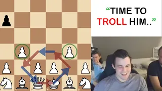 Magnus Trolls his opponent with another Strange Opening!