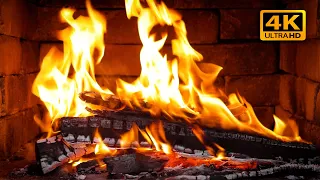 🔥 FOYER brûlant 4K (10 heures. Belle et confortable cheminée pour le fond