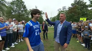 Pat McAfee put $1 Million on the line for this fan's field goal attempts 🤣 | College GameDay