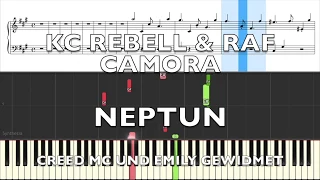 Neptun KC Rebell x RAF Camora Piano Tutorial Instrumental Cover