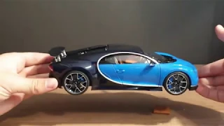 Autoart Bugatti Chiron 1:18 in French Racing blue