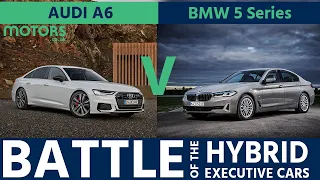 2023 Audi A6 TFSI e v BMW 530e: Hybrid saloons go head to head!