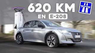 Peut-on partir en vacances en Peugeot e-208 ?