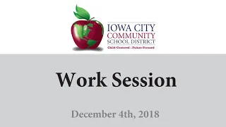 Work Session 12/4/18