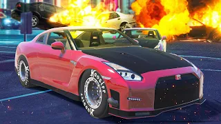 3000 bhp Drag GTR Trolls the cops | GTA 5 RP