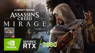 ASSASSIN'S CREED MIRAGE - GAMPELAY | Max Settings | RTX3060 | R7 3700X | 1440P | DLSS QUALITY