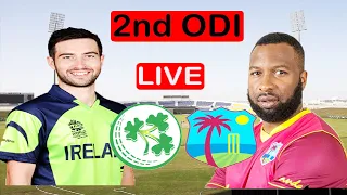 Ireland tour of West Indies 2022 - 2nd ODI | West Indies vs Ireland  || WI VS IRE || Live Cricket