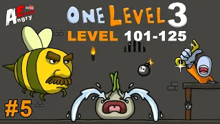 🗝️One Level 3: Stickman Jailbreak - Gameplay#5 (level 101-125)