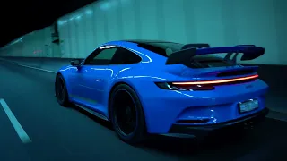 NEW Porsche 992 911 GT3 - NIGHT DRIVE! - 4K