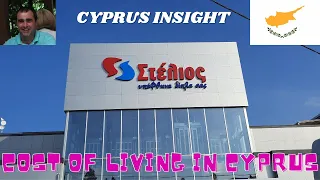 Stelios Supermarket Livadia, Cost of Living Cyprus.