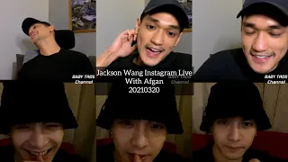 Sudah Dengar M.I.A? | Jackson Wang Speaking Indonesian | Instagram Live with Afgan 20210320