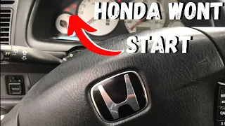 Honda Civic No Start