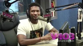 Usher on the recording of "You Make Me Wanna"