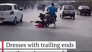 BIKE ACCIDENT IN PAKISTAN ONE MISTAKE
