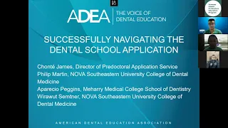 Successfully Navigating the Dental School Application Webinar