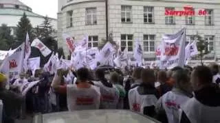2014 10 01 Warszawa - Protest górników
