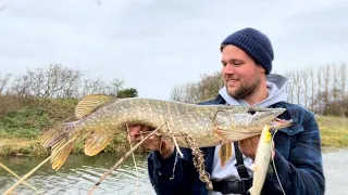 Its A Grind! Searching for Pike (River Fishing)