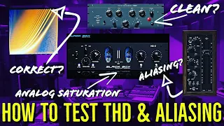 UNDERSTANDING HARMONICS & ALIASING || How to visualise plugin harmonics & how to test audio aliasing