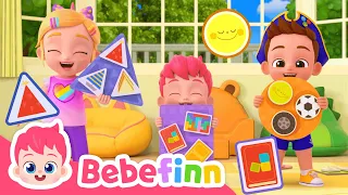 Shapes are All Around | EP36 | Bebefinn Songs for Kids | Nursery Rhymes & Kids Songs