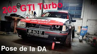 Pose d'une direction assistée sur la 205 GTI Turbo