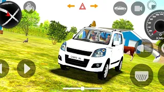 ' WAGON R ' White colour modified 😈 || Indian car simulator 3d || Android Gameplay || Daku song