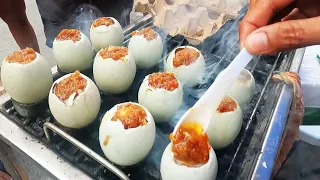 Trending... GRILLED BALUT | Grilled Fertilized Duck Egg | Filipino Street Food