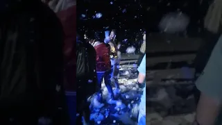 Disco with foam party