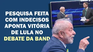 54% A 32% PARA LULA, SEGUNDO PESQUISA ATLASINTEL COM INDECISOS QUE ASSISTIRAM AO DEBATE | Cortes 247