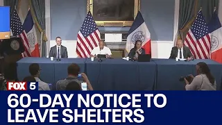 NYC migrants get 60-day notice to leave shelters